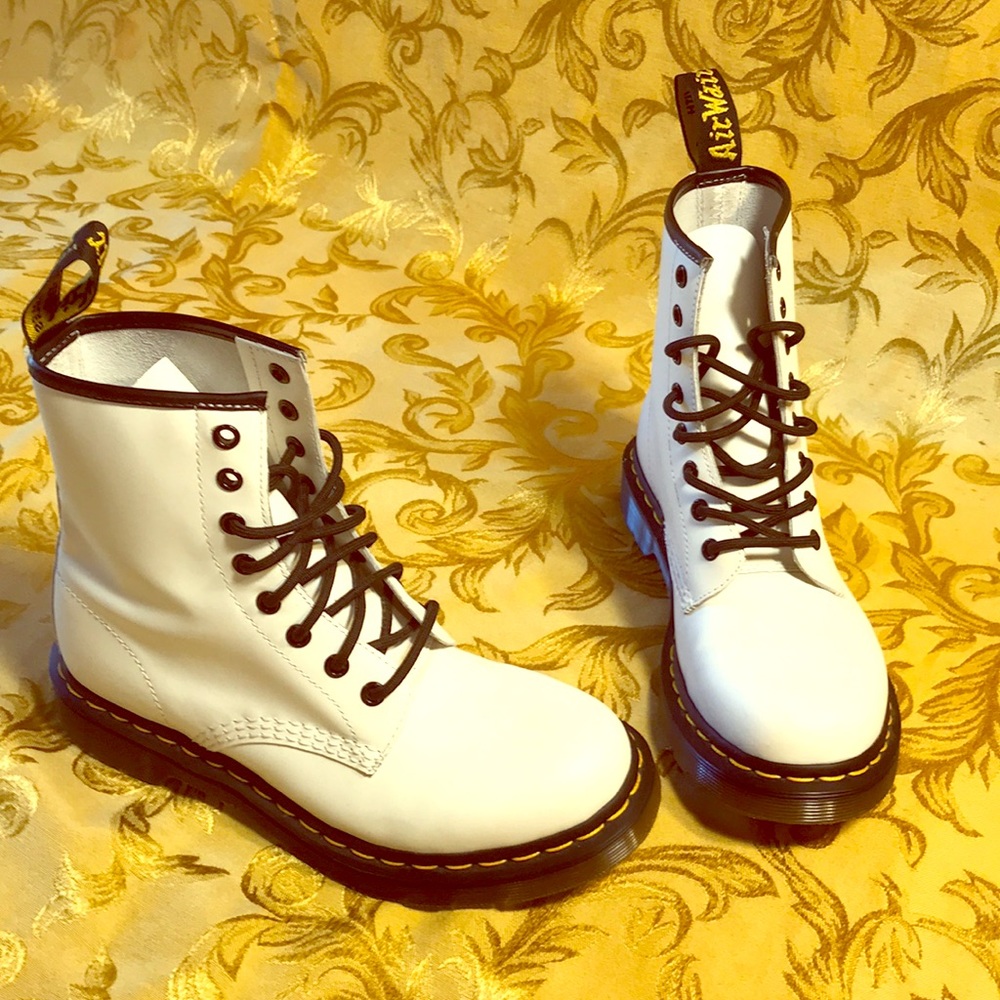 Dr. Martens White AirWair Boots